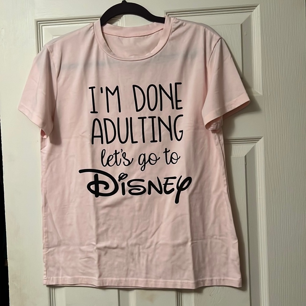Pink crewneck Disney shirt